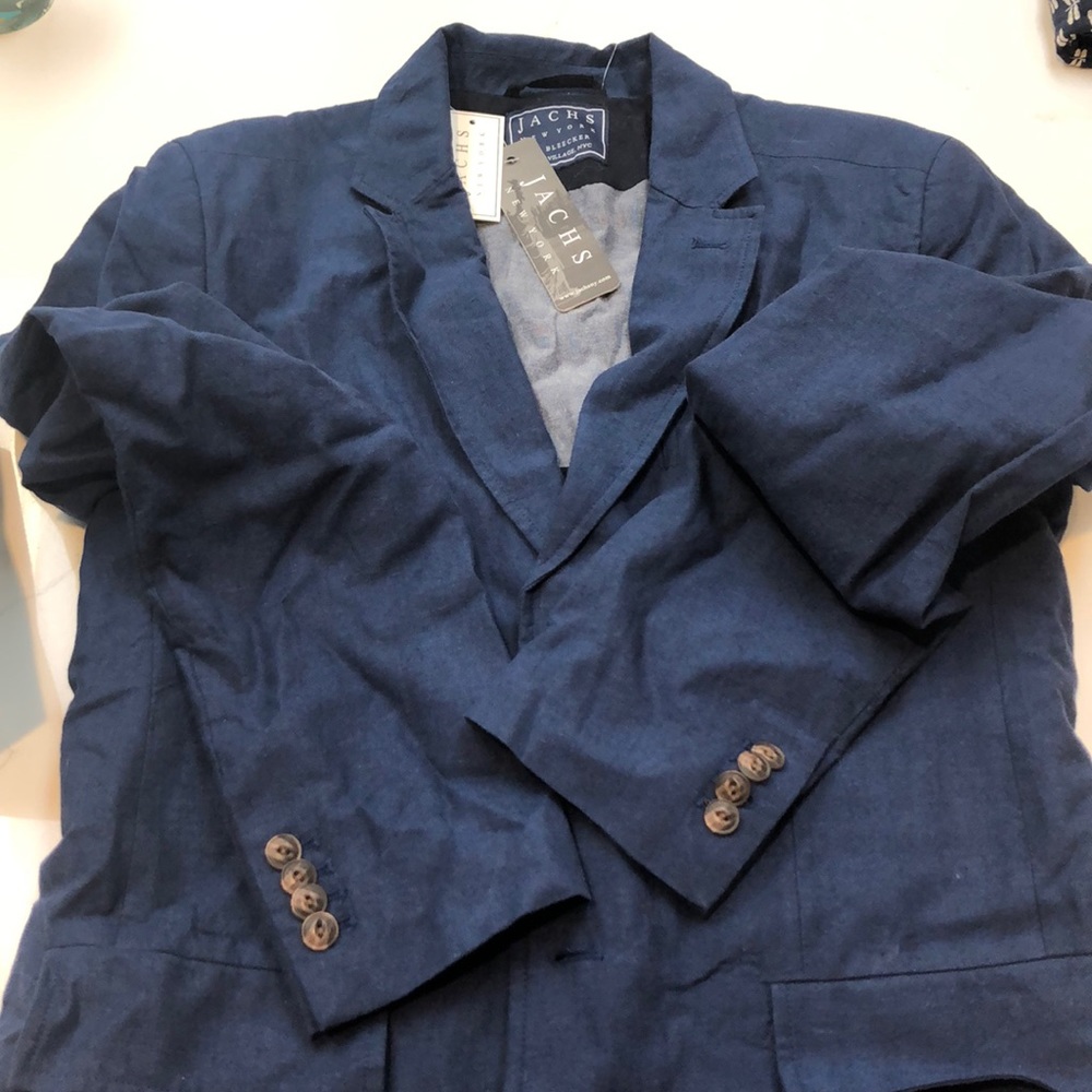 Jach’s Linen Herringbone Blazer